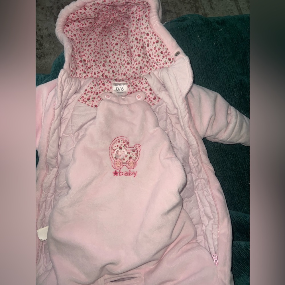Carters 0-6 mo.  sleep sack, vintage and heavy.